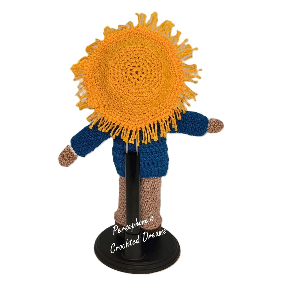 Persephone's Crocheted Dreams - Vincent van Gogh Dekorative Puppe - Orange